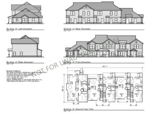 Multi-family Townhomes, Building A