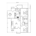 Warren 2 Bedroom Floor Plan